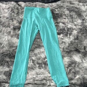 Lululemon Athletica Teal Leggings Wunder Under